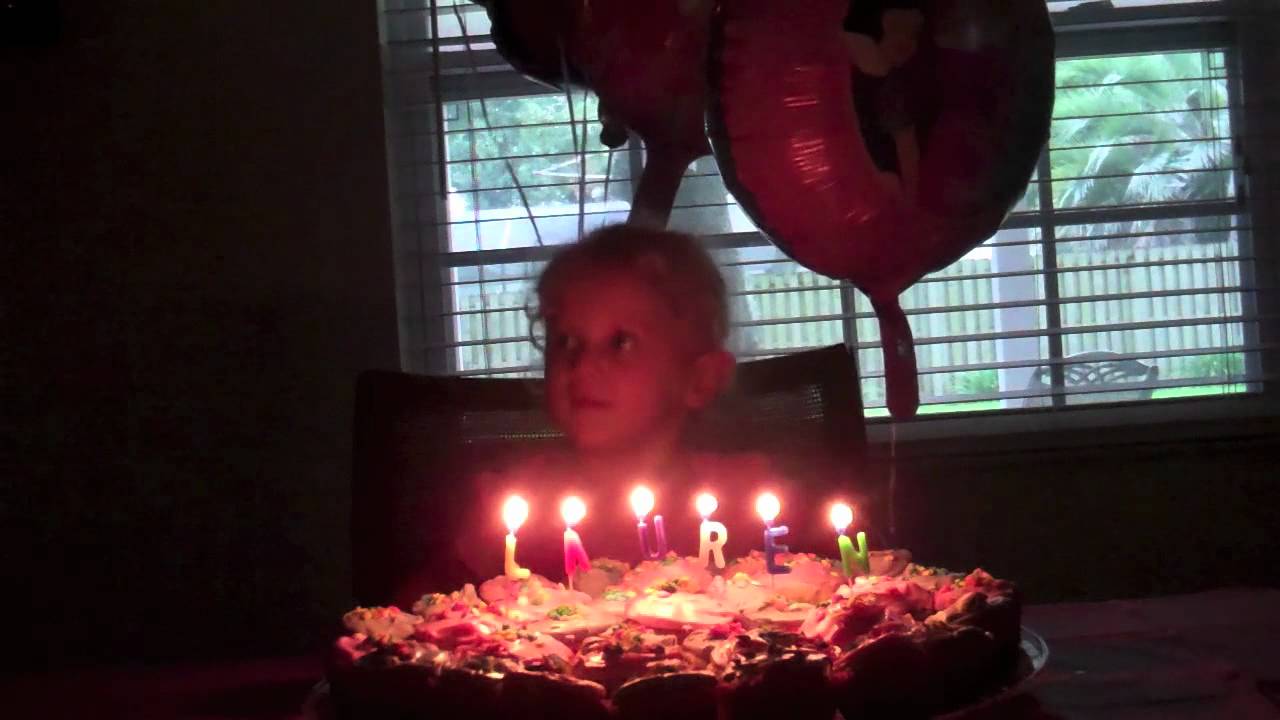 Happy 3rd Birthday Lauren!