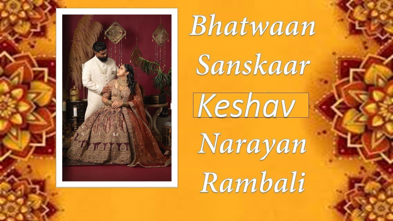 LIVESTREAMING: Bhatwaan sanskaar van Keshav Narayan Rambali