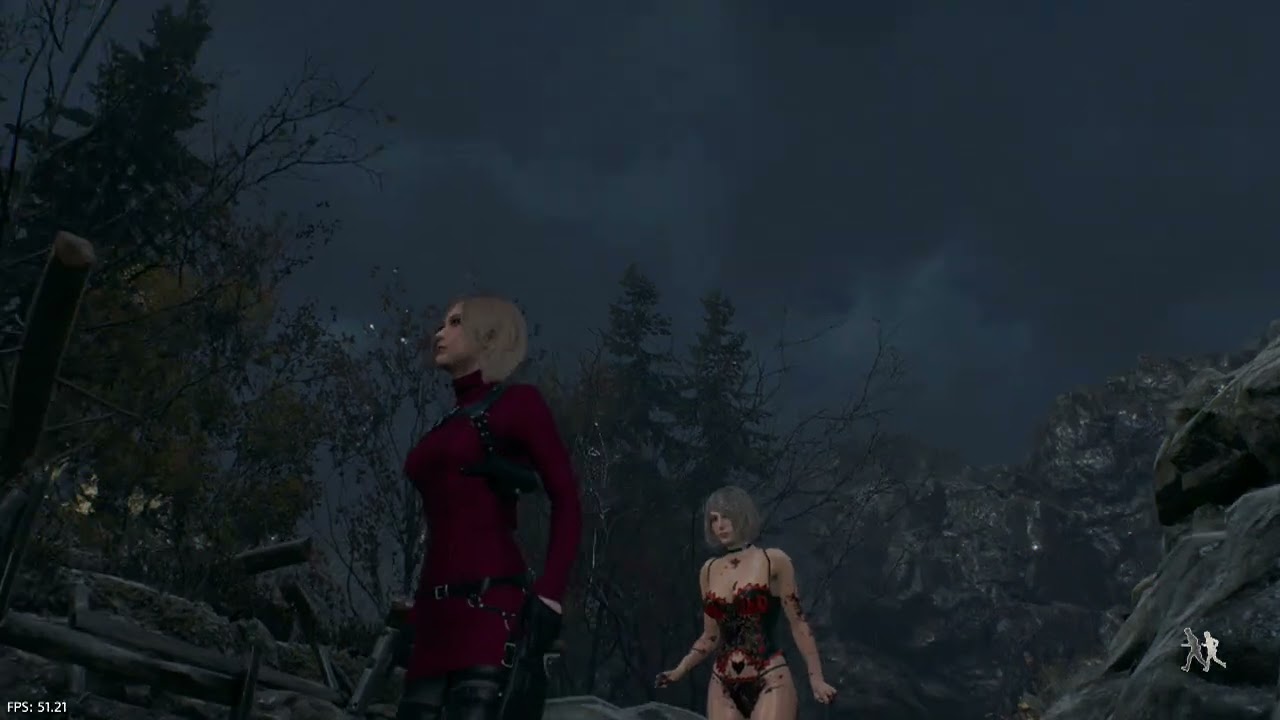 Resident evil 4 Remake PS4 Ada Wong mod ported