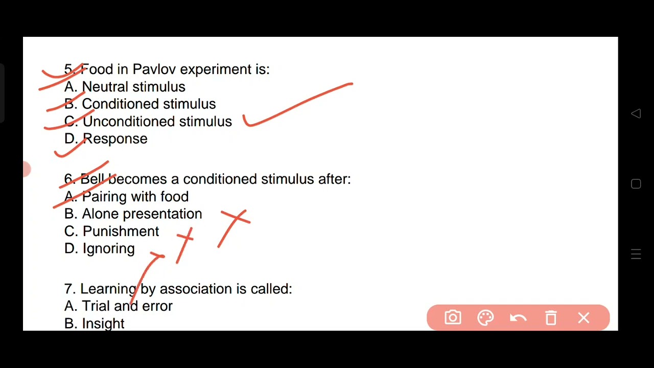 ##Pavlov ##theory MCQ 20 ##ssb##tgt