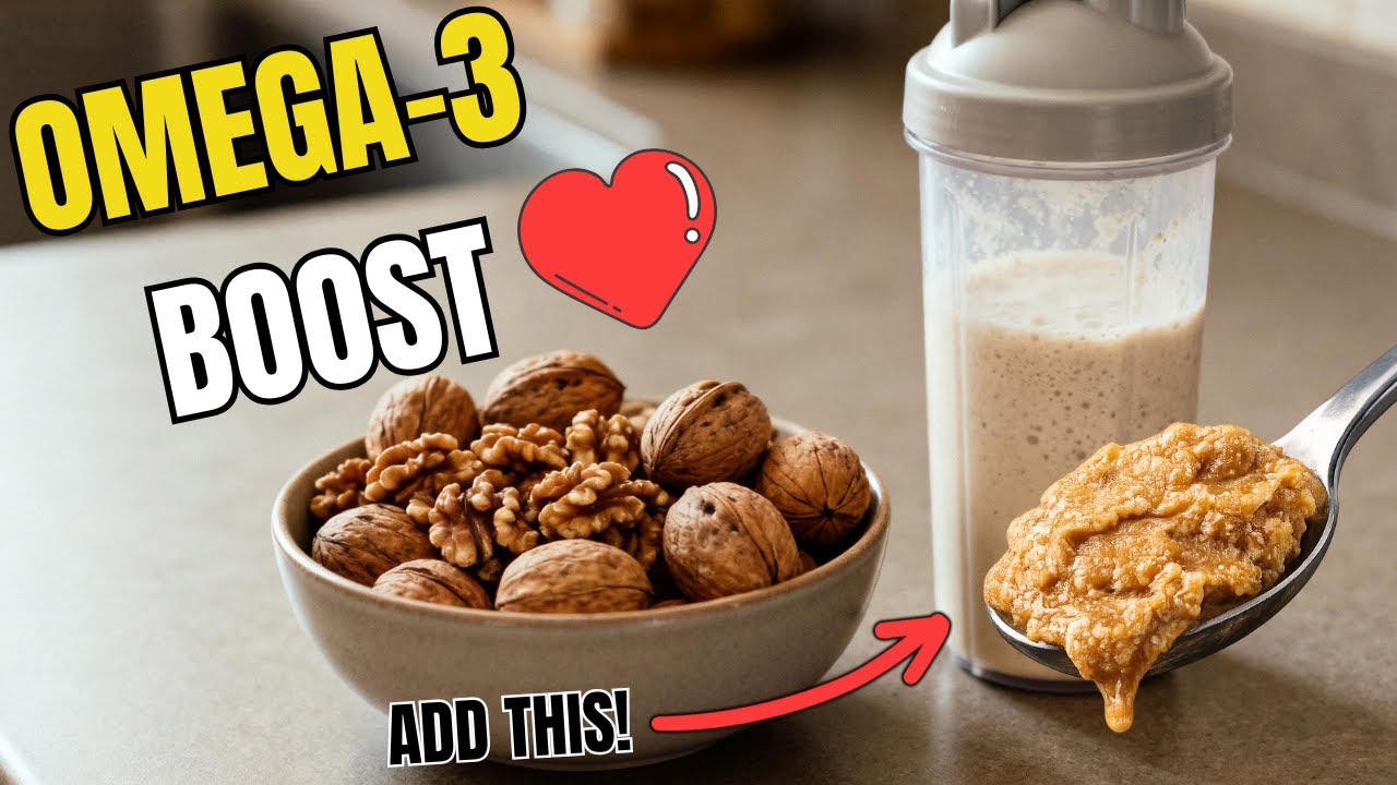 Upgrade Your Protein Shake for Heart Health: Walnut Butter & Omega-3s