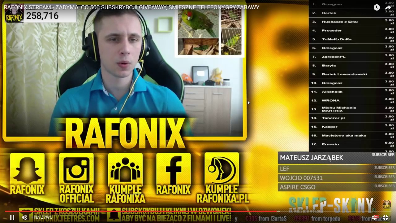 Rafonix Shot z live - Typ Mnie Zgasił