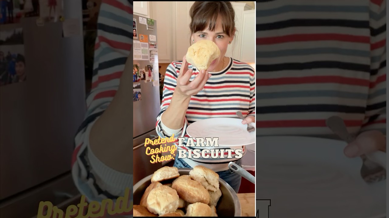 Pretend Cooking Show: Farm Biscuits