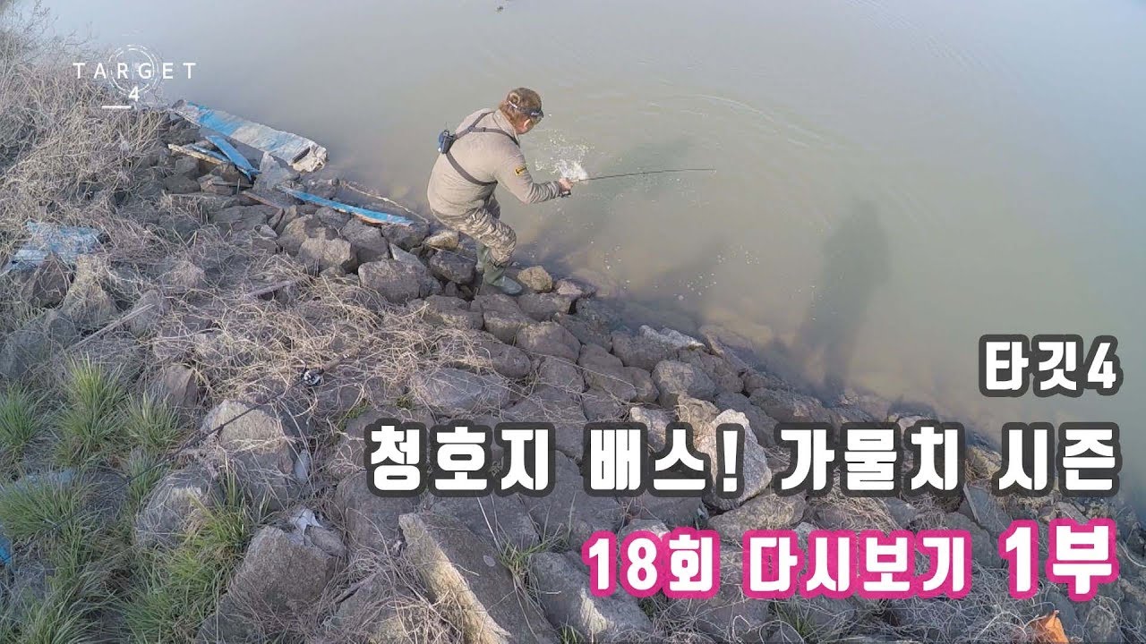 청호지 배스 & 가물치! [타깃4 18회 다시보기1부]