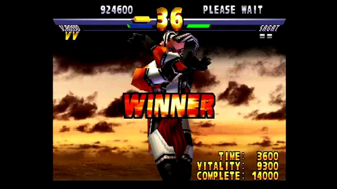 Street Fighter EX 2 Plus (PlayStation) Arcade as Vulcano Rosso