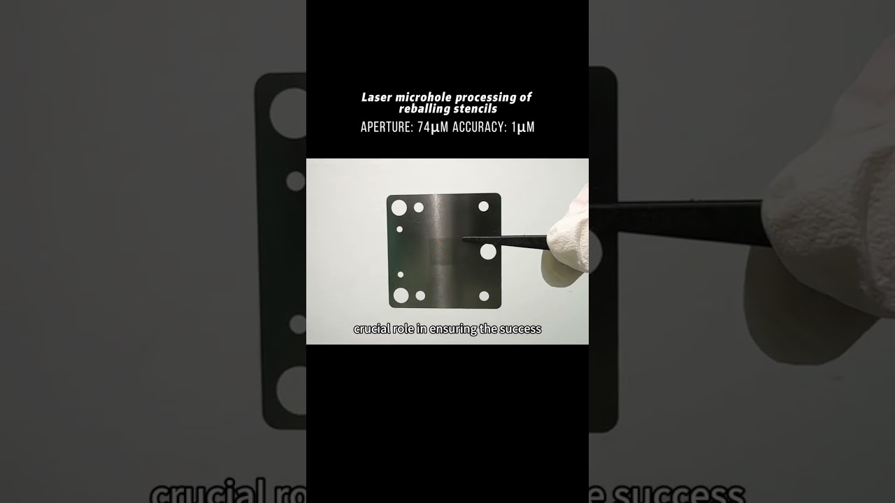 #ultrafast #femtosecond Laser Processing of Micro-hole Arrays in Solder Stencils #Stencil#laser