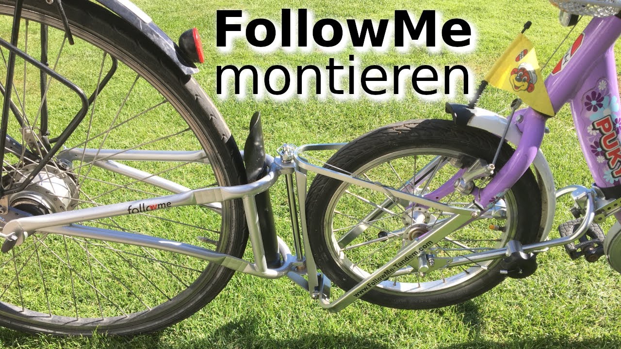 FollowMe am Fahrrad montieren