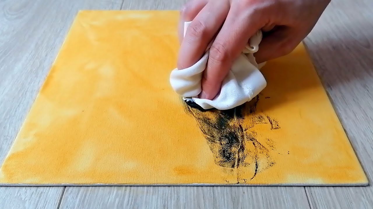 Try to Paint Like Zao Wou-Ki | Abstract Acrylic Painting on Canvas | Work #87