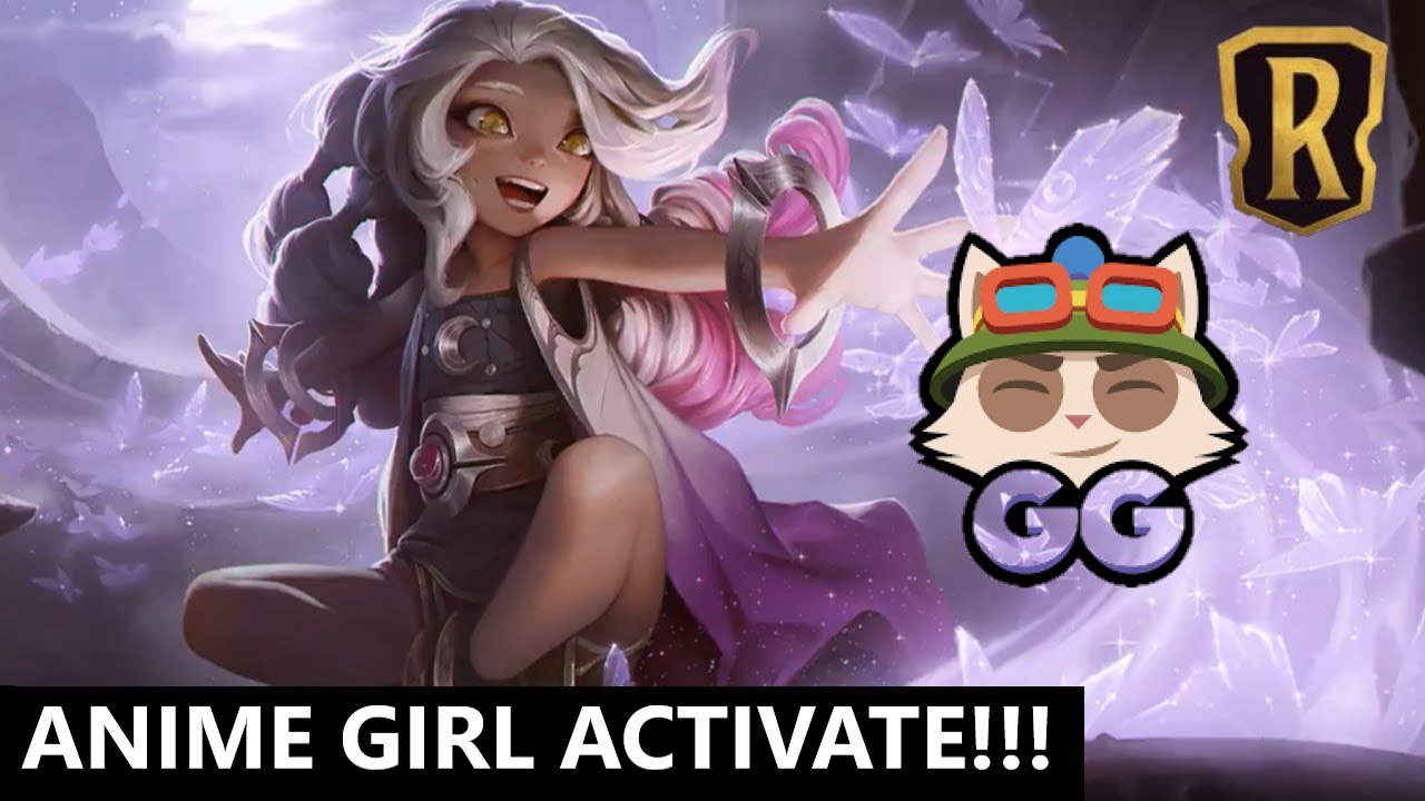 Legends of Runeterra Giddy Sparkleologist Deck | Teemo and Vi Deck | Anime Girl