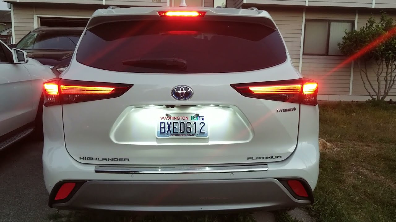 LasFit 194/T10 LED License Plate & Auxito T15/921 Reverse Light Review: 2020-2024 Toyota Highlander