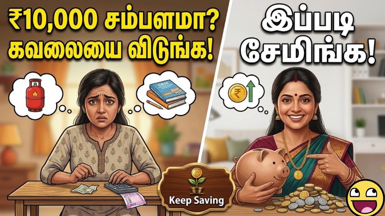 10,000 சம்பளத்தில் 1 பவுன் தங்கம் வாங்க முடியுமா? 😱 | Middle Class Savings Tips in Tamil