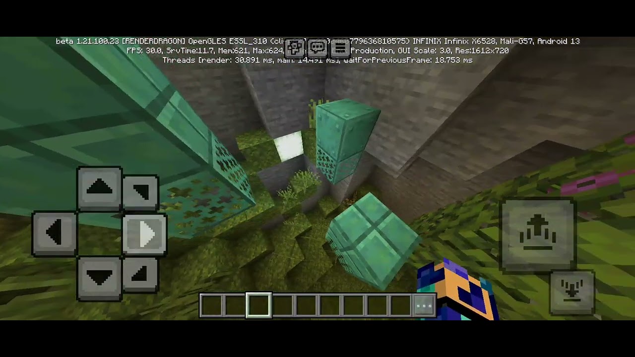 I got frustrated in Minecraft Parkour.