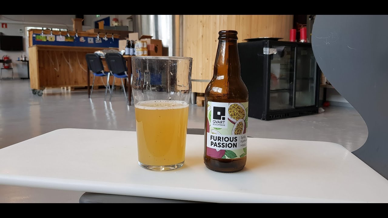 Qvart Furious Passion Fruit Sour By Qvart &Oslash;lkompani | Norwegian Craft Beer Review