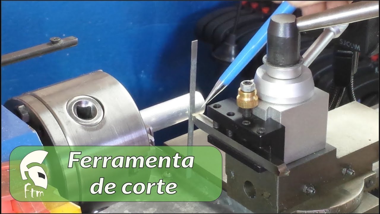 Para INICIANTES ! Alinhamento de ferramenta de corte para mini torno