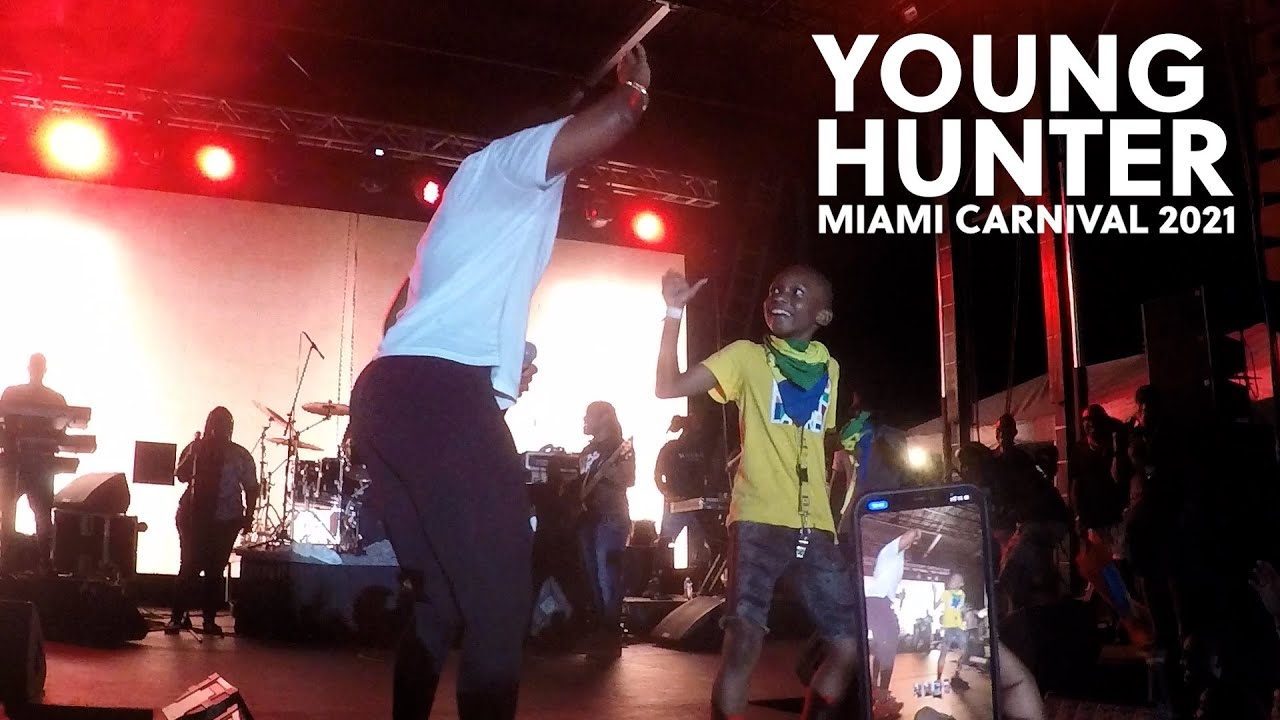 Miami Carnival 2021 - Fay Ann Lyons calls young Hunter Nanton on stage