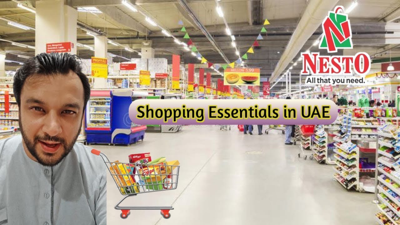 SHOPPING ESSENTIALS IN UAE | AlAIN | AMIR ALI KHAN #Dubai #Alain #UAE #Abudhabi #Grocery #food #life
