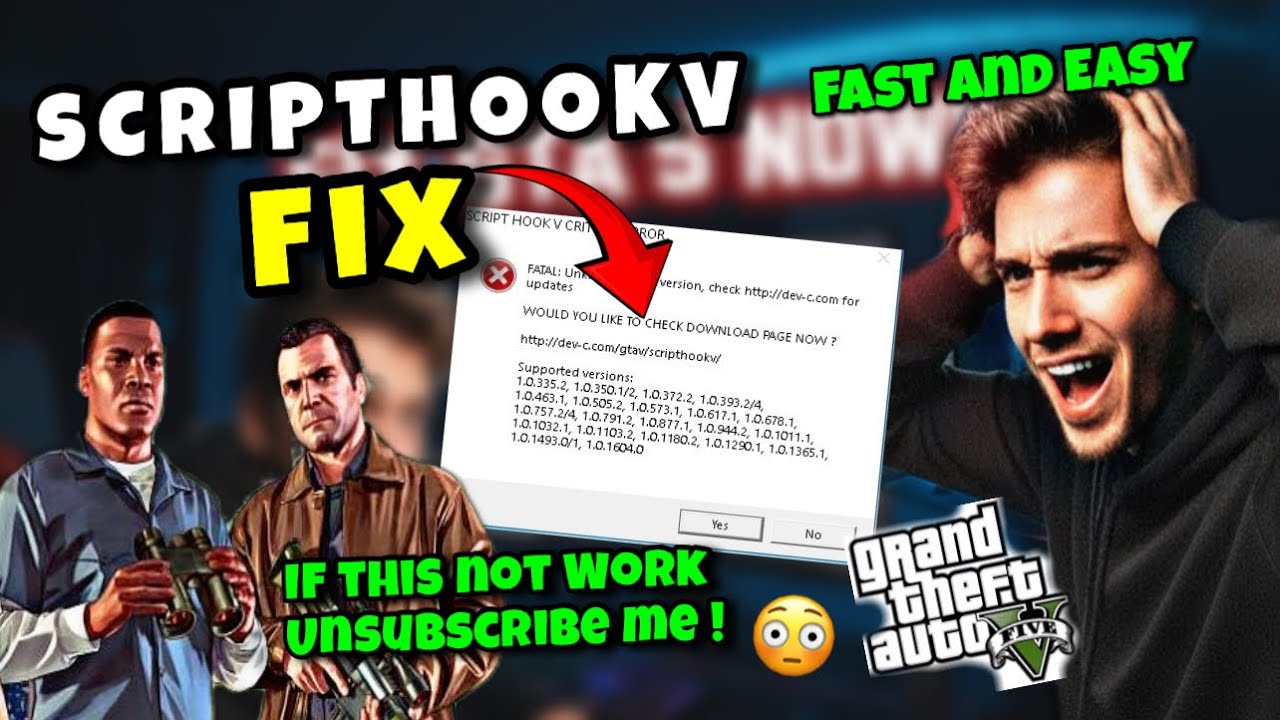 How to Fix Script Hook V After GTA 5 New Update | Script Hook V Not Working (2026)