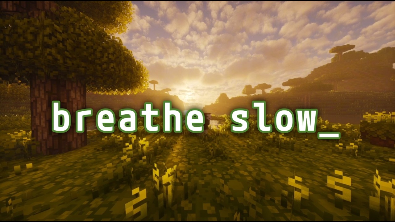 rest here... you deserve it (minecraft music w/ ambience)