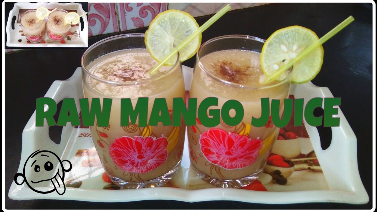 MANGO JUICE RECIPE- How to make Raw Mango Juice at home - fresh mango juice/Summer Drink
