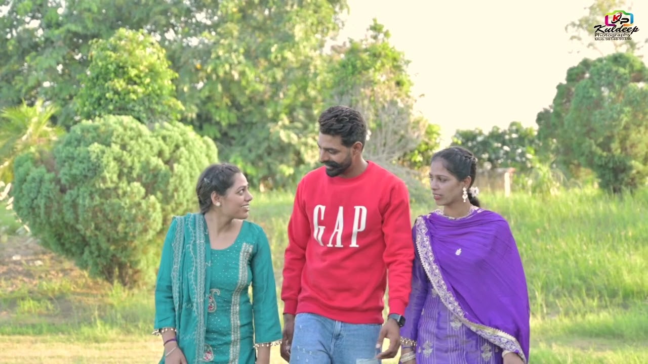 Girl wedding family song shoot,2025, Ninder Bhankhere,1, Kuldeep Films Pb.13