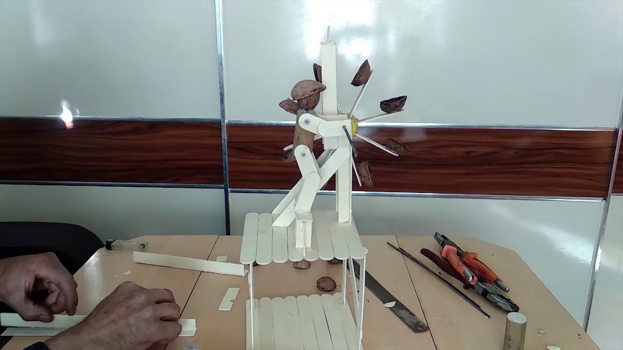 Dekor İçin Su Çarkı Yapımı! (How to Make Waterwheel?)