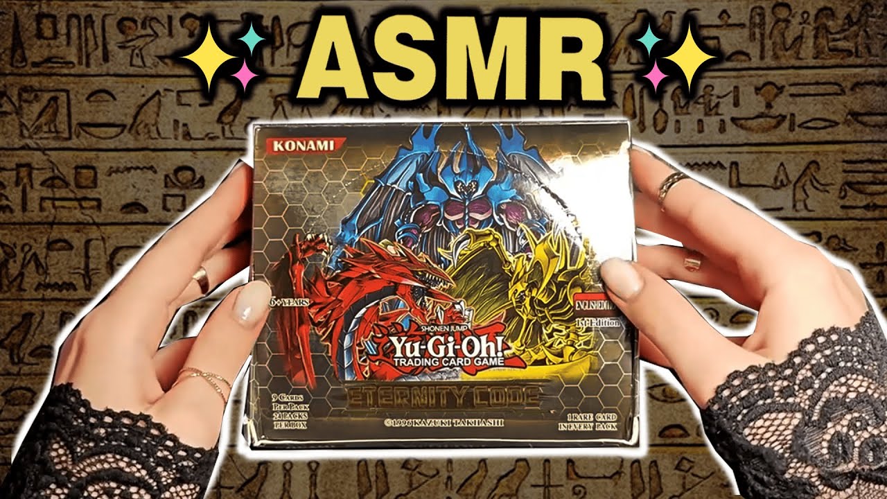 ASMR Unboxing Old Yu-Gi-Oh! Fake Booster Box✨