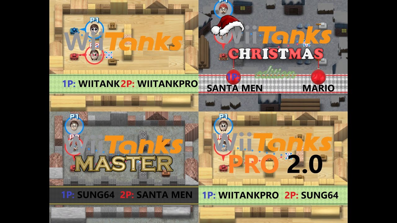 Wii Tanks 4 Modes Ultimate Multiplay - Full Game Walkthrough