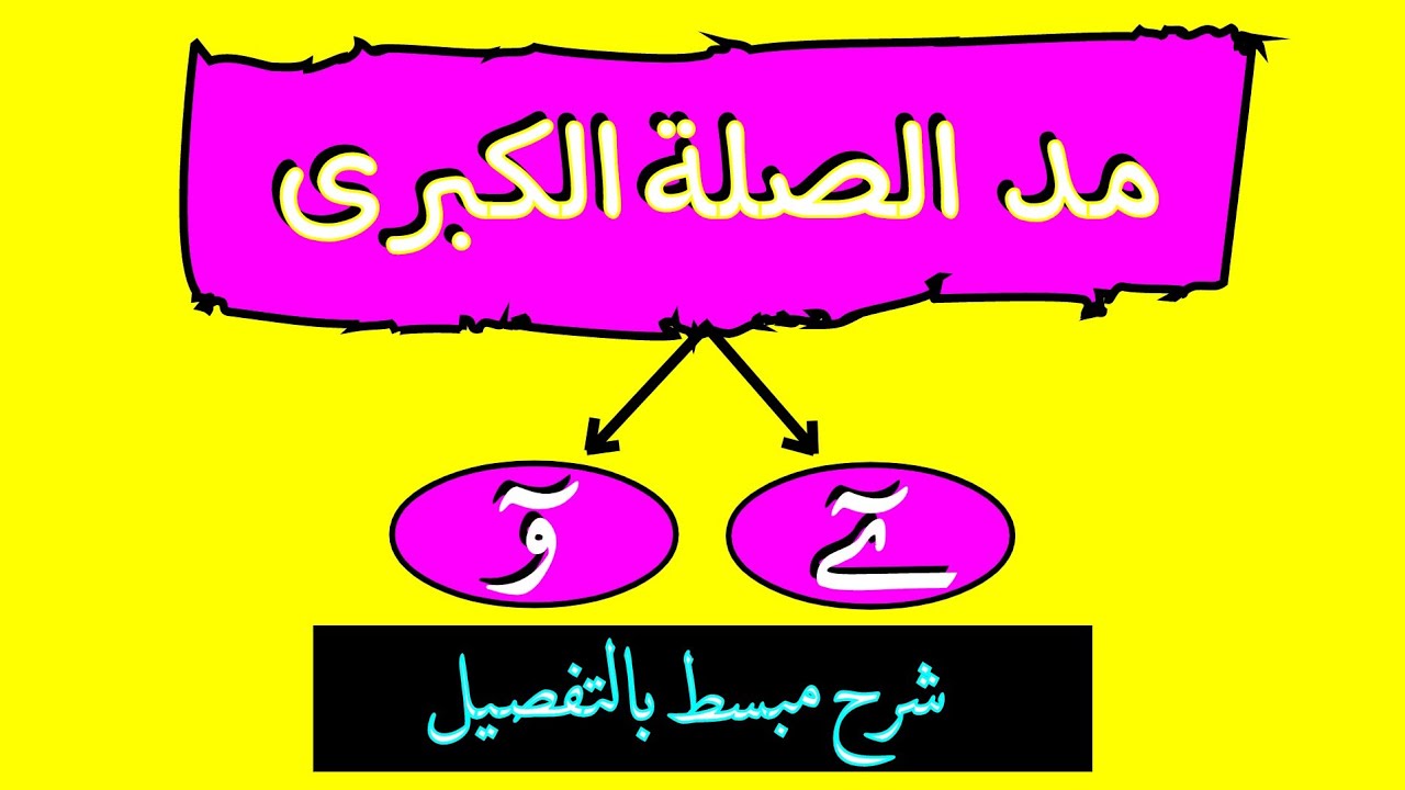 مد الصلة الكبرى بالتفصيل 👍👌