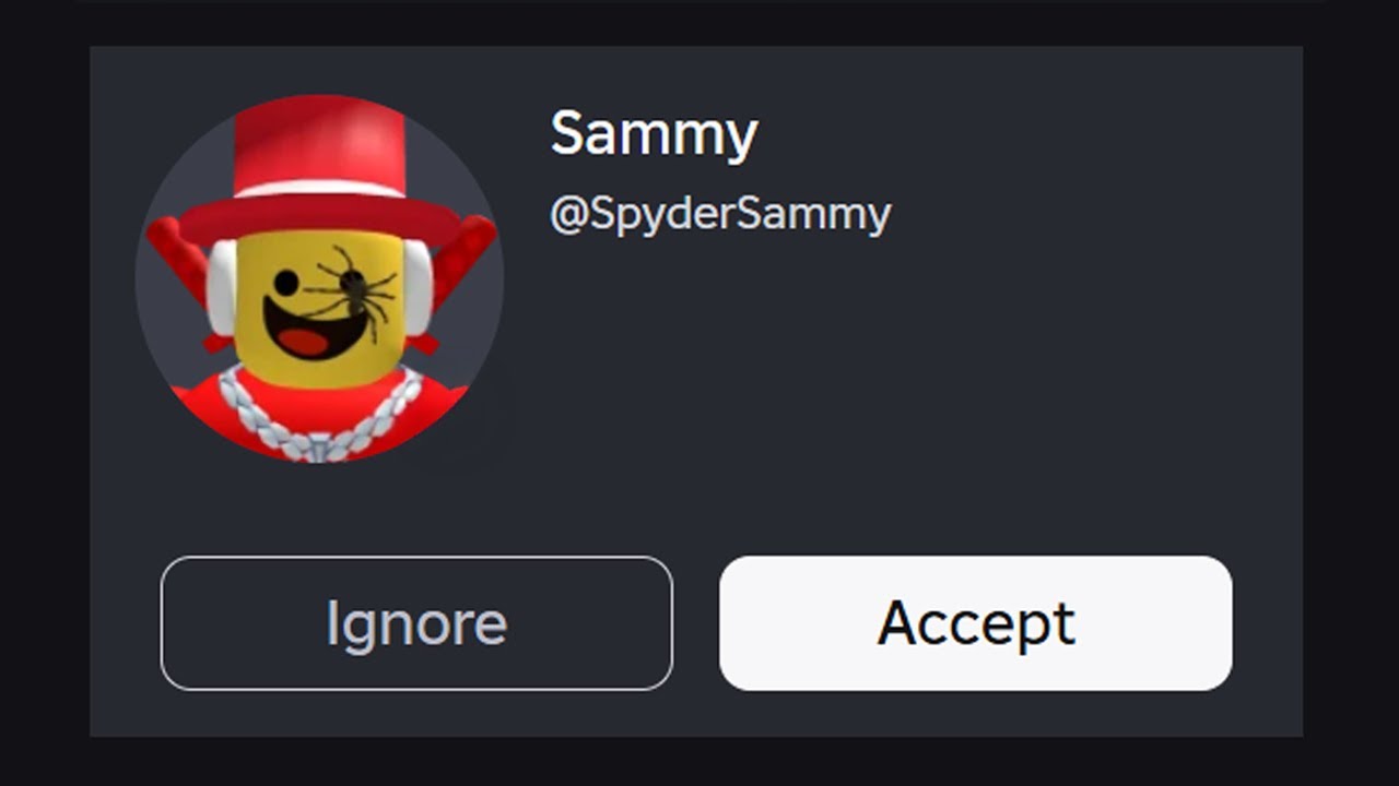 sammy added me..