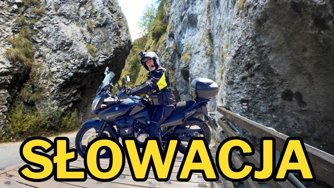 MOTOCYKLEM NA SŁOWACJĘ! Odkrywamy niesamowity kanion | Asmax T10