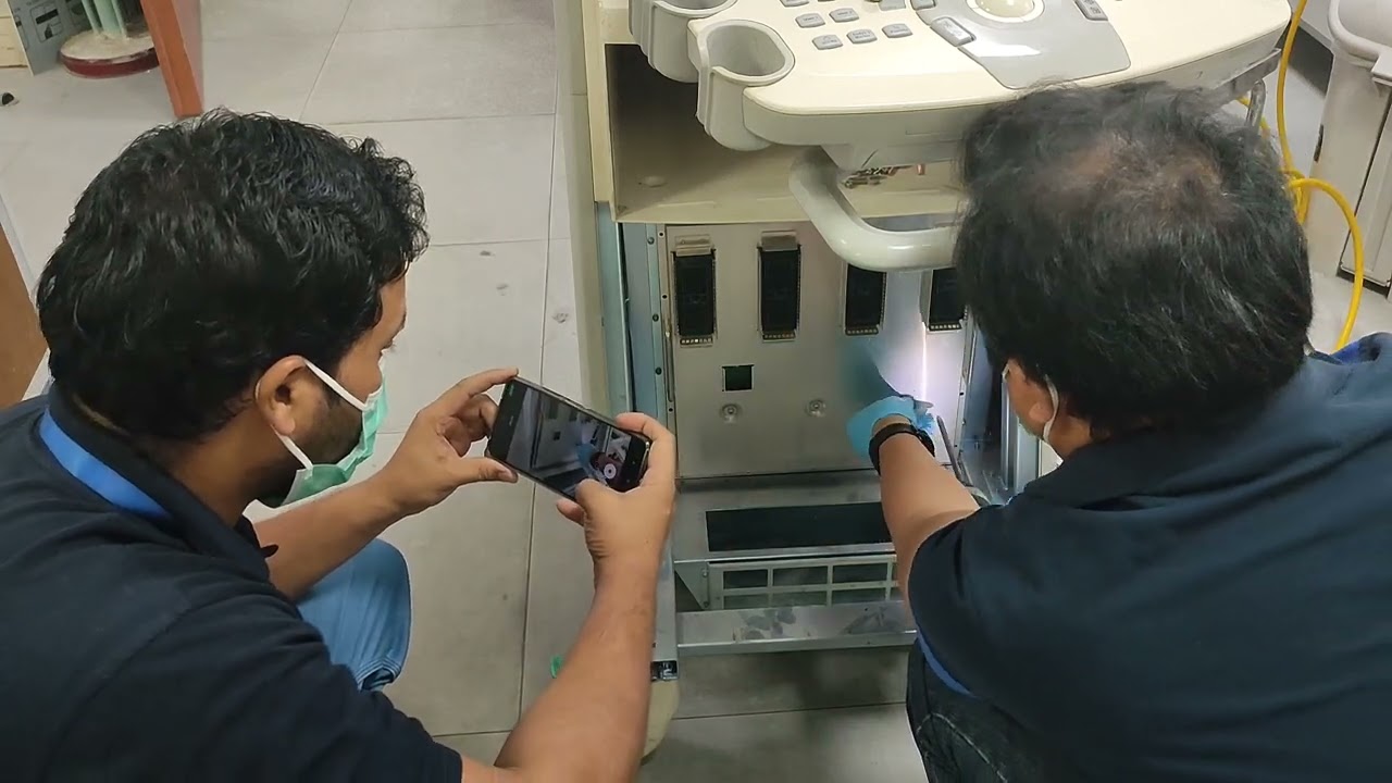 How to Repair Ultrasound  Accuvix V20  no Display Problem, Computer issue.