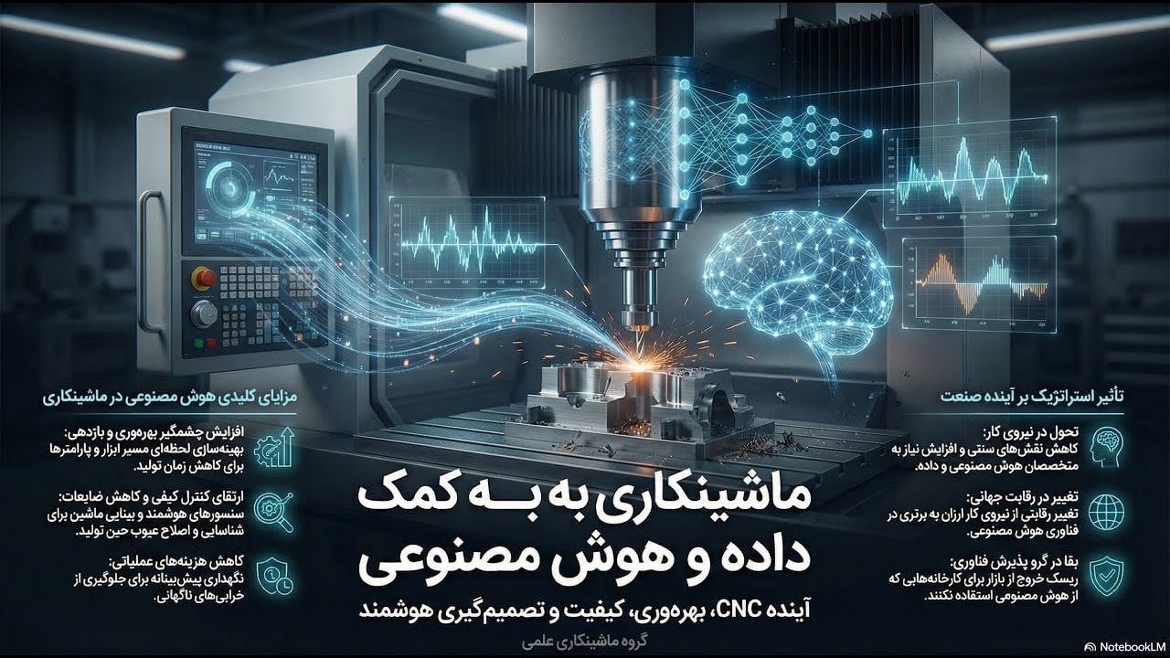 هوش مصنوعی در ماشینکاری چیست و چرا دیگر یک انتخاب نیست؟ | گروه ماشینکاری علمی