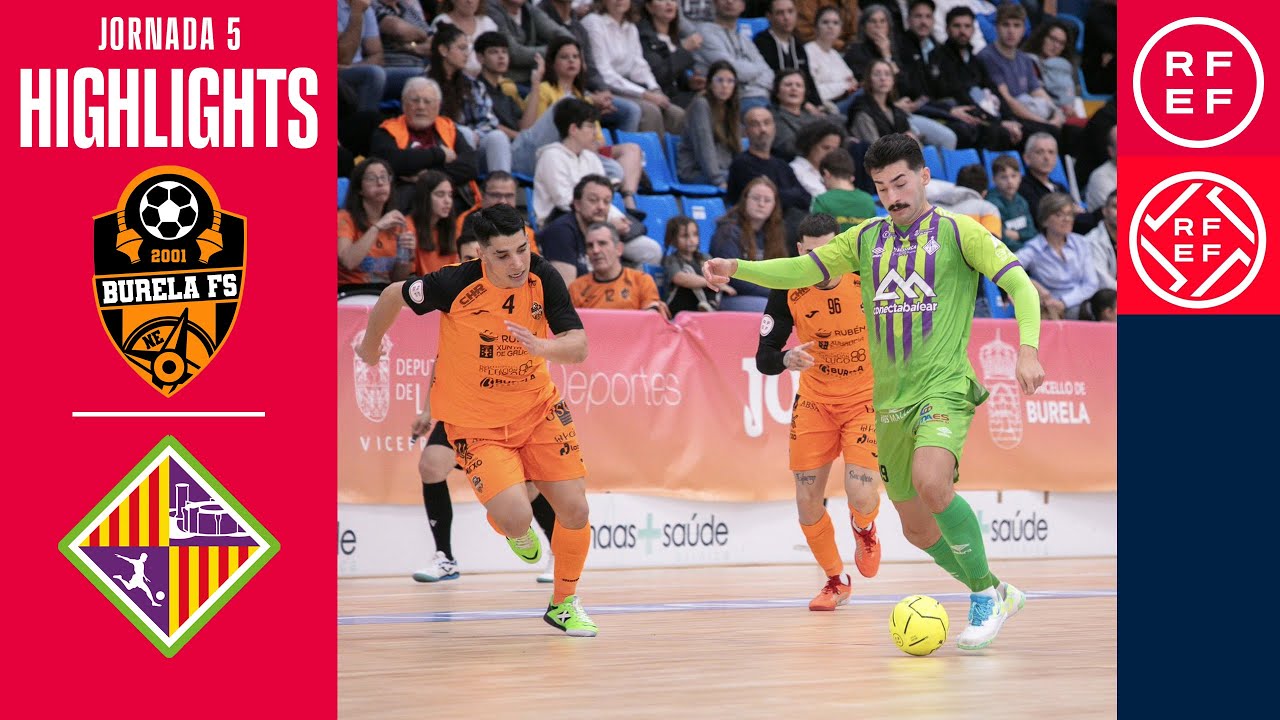 Resumen #PrimeraDivisiónFS | Pescados Rubén Burela 2-2 Illes Balears Palma Futsal | Jornada 5