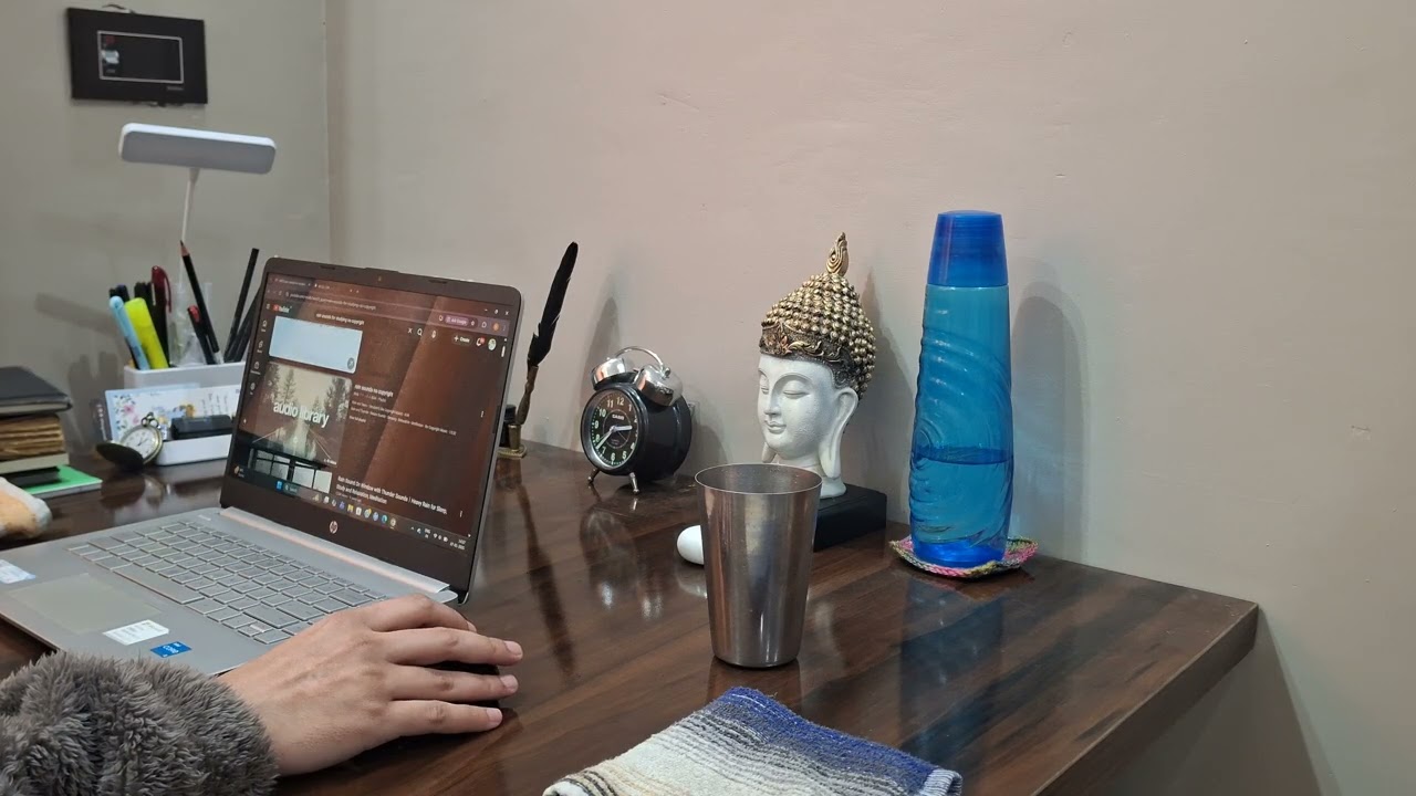 Study With Me – Day 13 | 1.5 Hours | Rain Sounds for Deep Focus📖🌱
