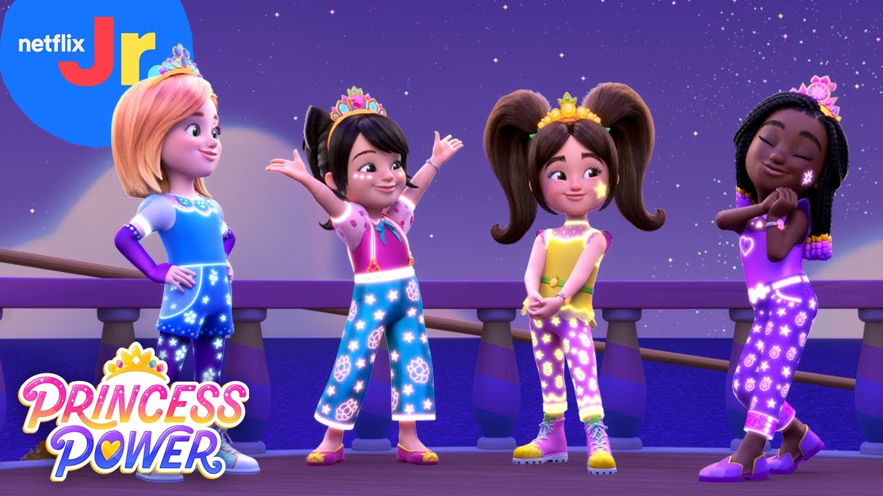 Shooting Stars Music & Lyric Video 🌟🎶💫 Princess Power | Netflix Jr