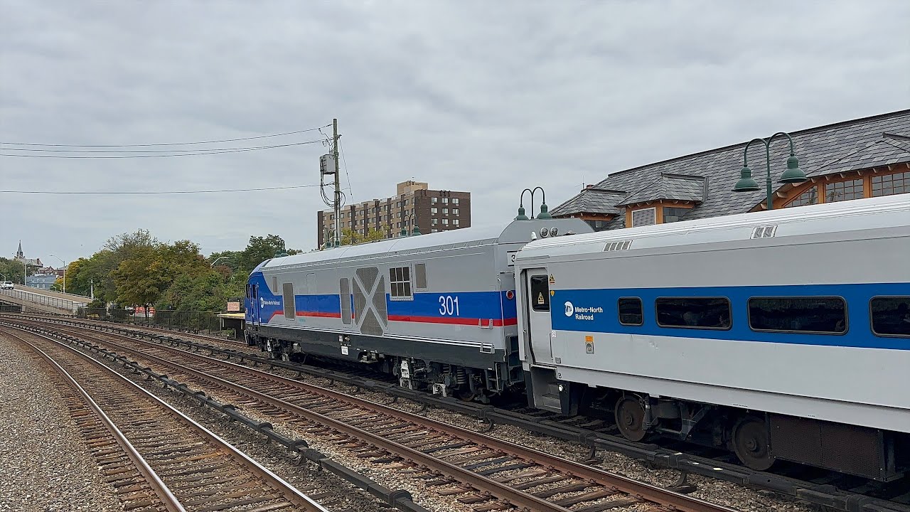 Metro-North Railroad GE P32AC-DM vs Siemens SC-42DM Acceleration Comparison @ Tarrytown (9/22/25)