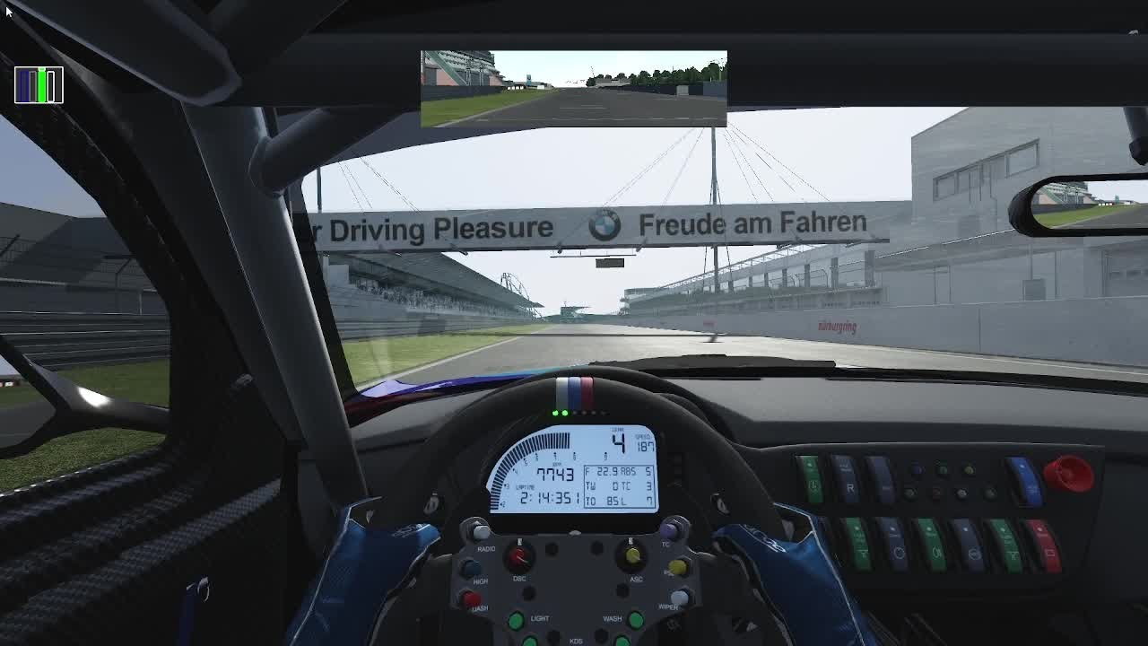 Assetto Corsa Nurburgring - GP (GT) BMW Z4 GT3 (Dry) Track Guide (Hotlap + Telemetry)