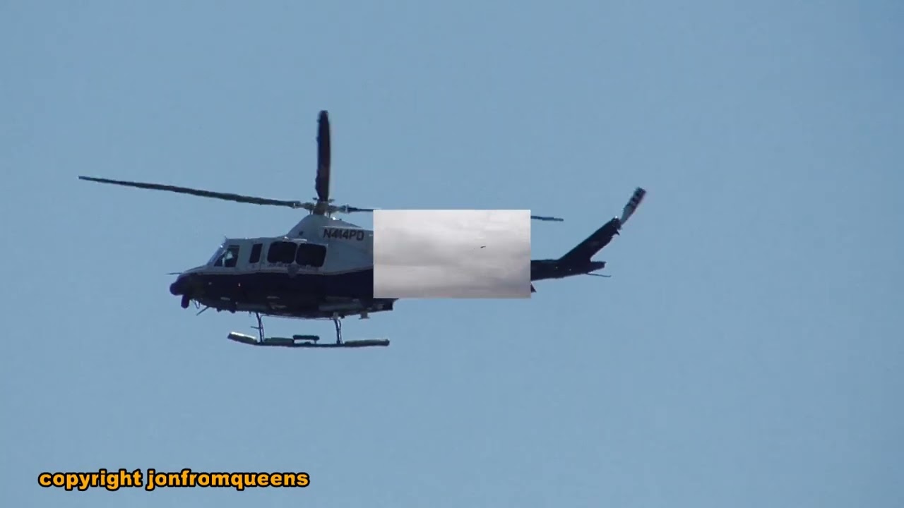 NYPD Helicopters flying around JFK Airport