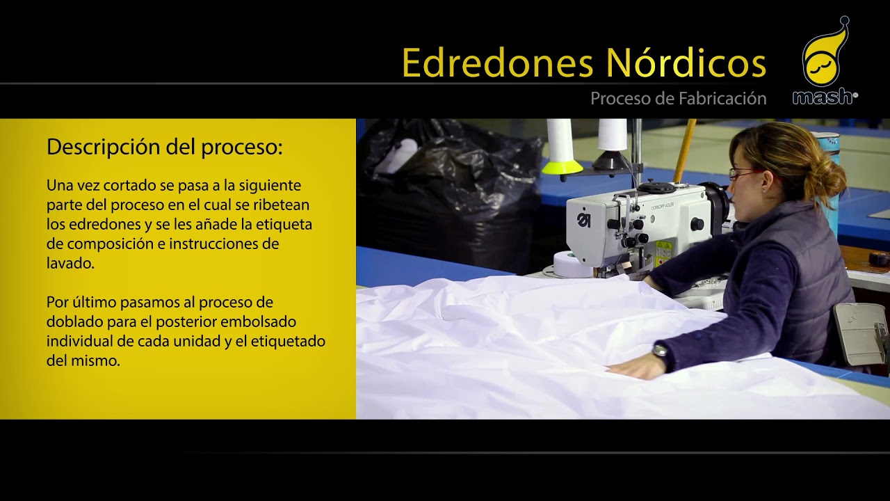 Fabricación Edredones Nórdicos Mash.