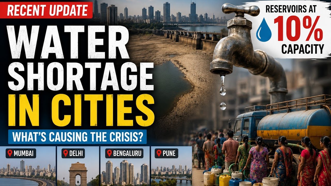 Mumbai -Pune Water Crisis Deepens|Reservoirs Drying Up, Resident Face Severe Shortage 