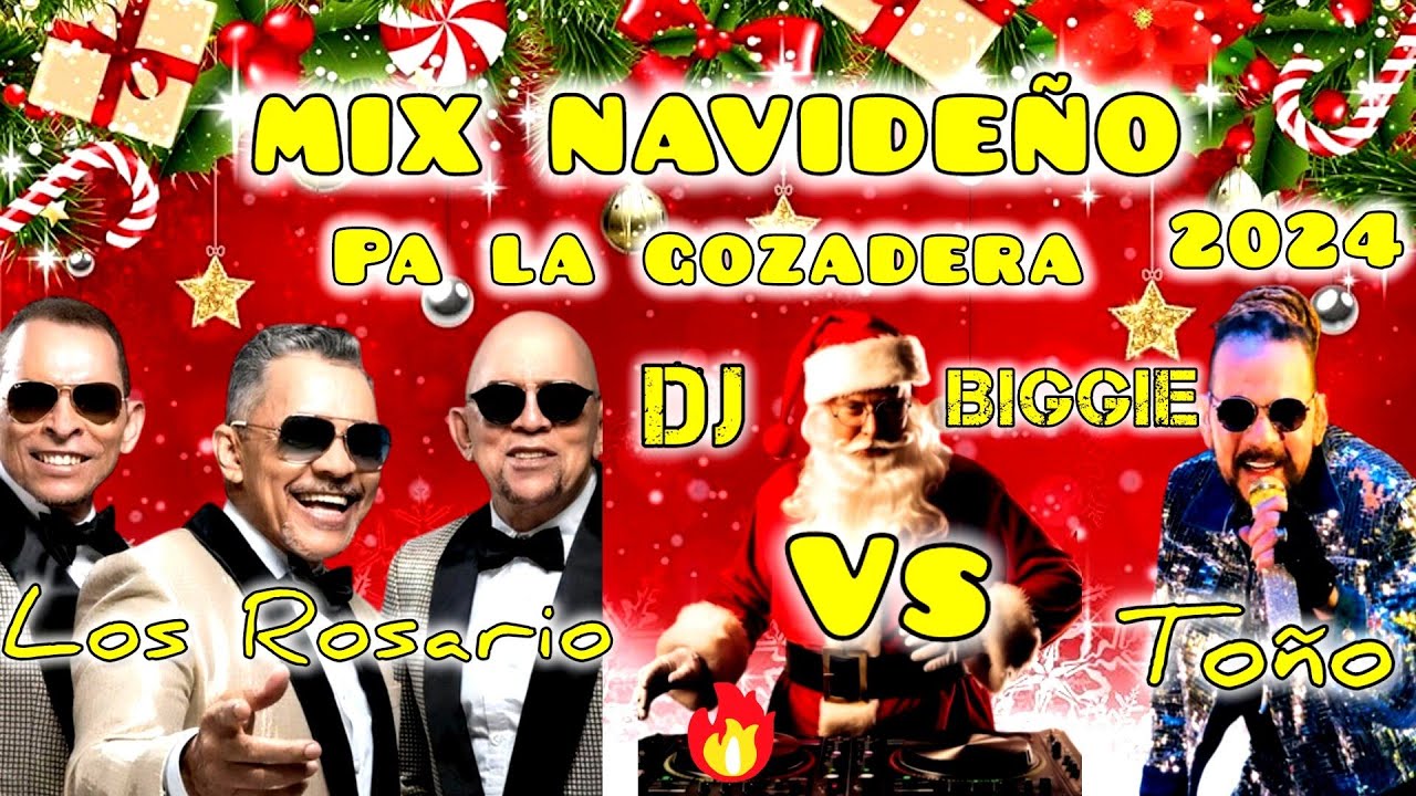 MIX NAVIDEÑO 2025 LOS HERMANOS ROSARIO EN NAVIDAD, TOÑO ROSARIO EN NAVIDAD, MERENGUES NAVIDEÑOS 2025
