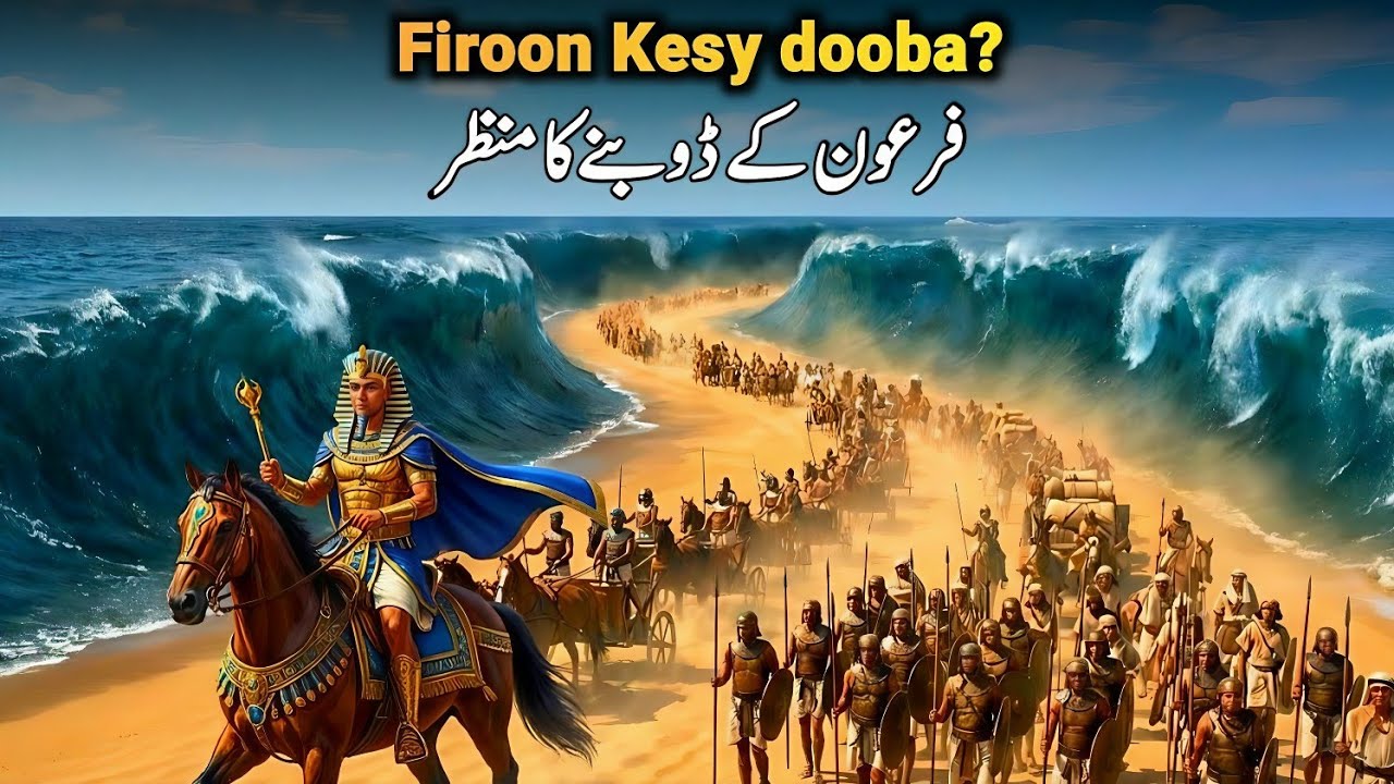 Firon K dobnay ka Nizaraa😳| Firon ki Taqat ka khatma | Isalmic Stories | M A B Farhan