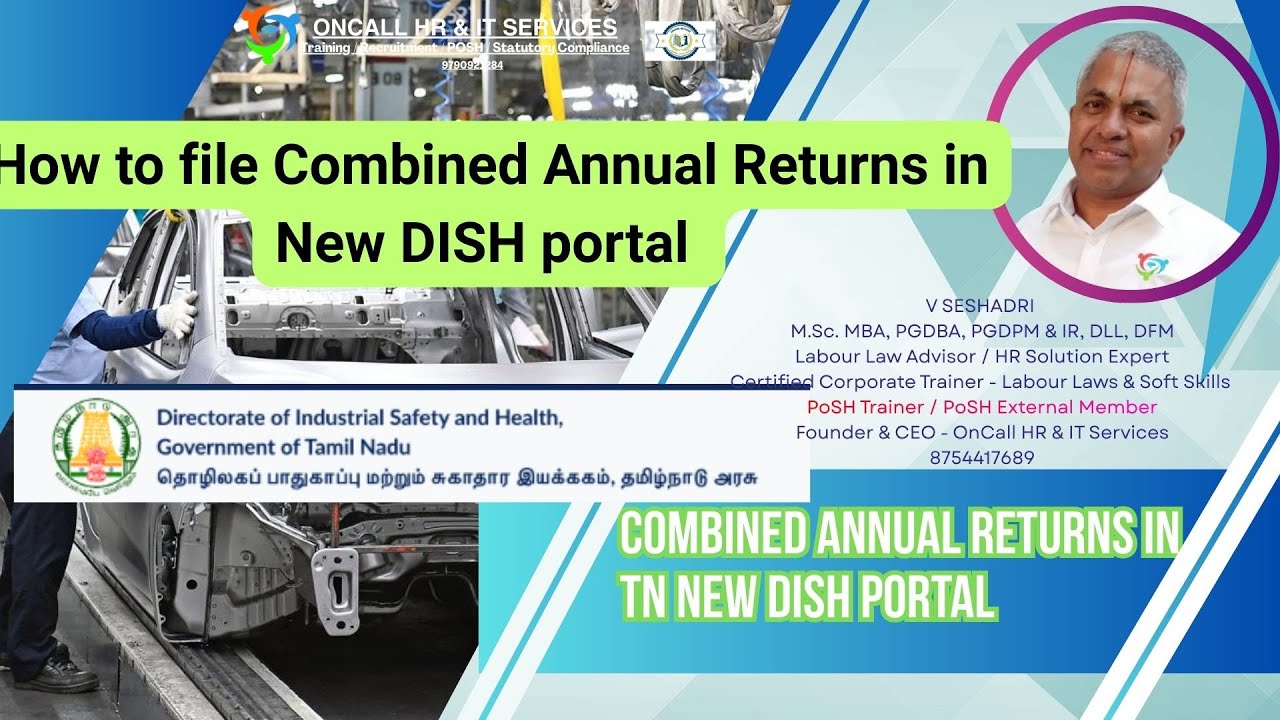 How to file Combined Annual Returns in new DISH Portal?   #annualreturn, #dish, #factory