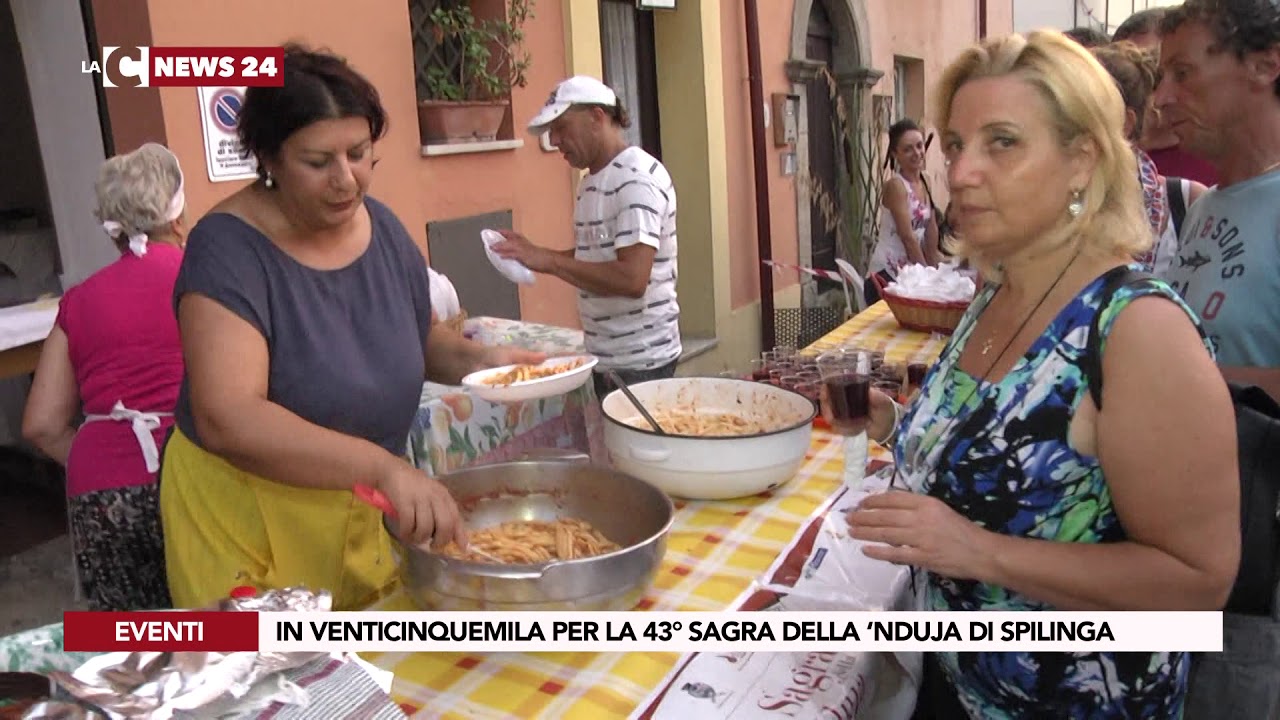 IN VENTICINQUEMILA PER LA 43° SAGRA DELLA ‘NDUJA DI SPILINGA