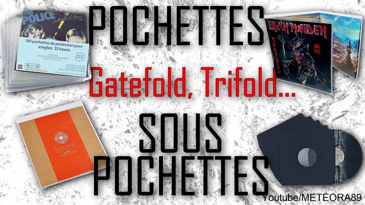 Protection Vinyles : Pochettes & sous-pochettes pour vinyles (Gatefold, Trifold)