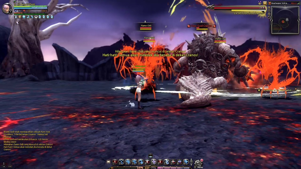 Dragon Nest INA Cap 95 Artillery Solo Volcano Nest Hardcore