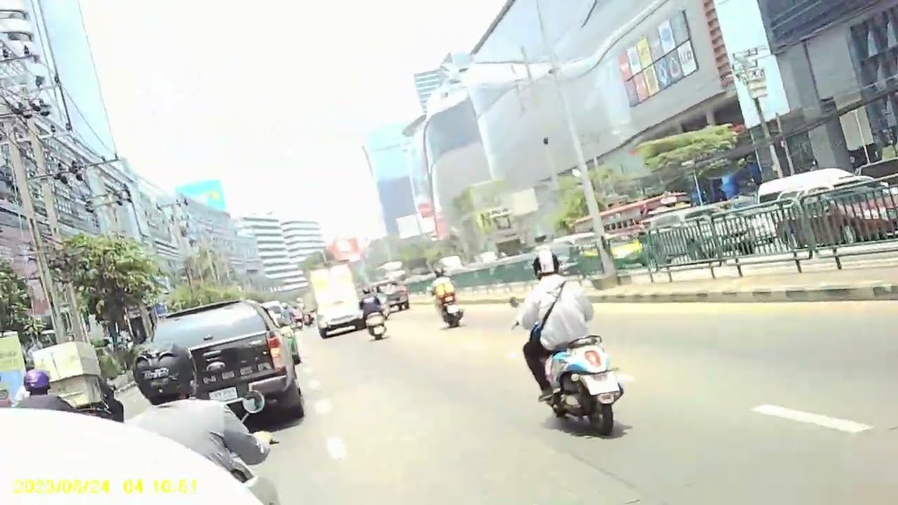 Taking your life in your hands with a Bangkok Motorcycle Taxi Ride