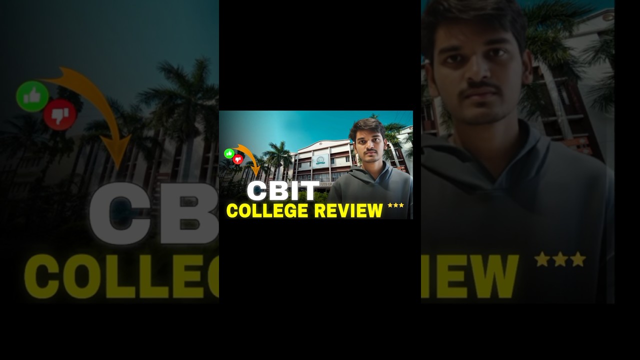 CBIT College honest review 😱 | 