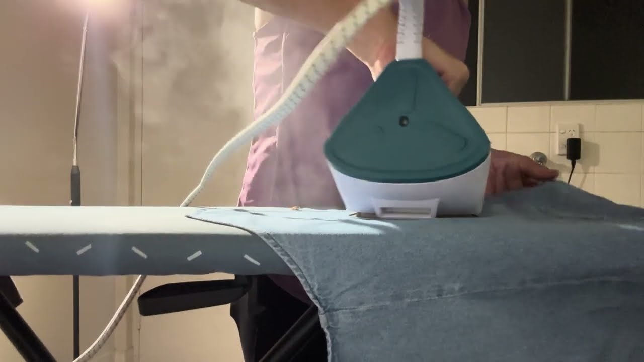 The Steam & Spray in This Ironing ASMR Is INSANELY Satisfying 😮‍💨✨ (No Talking)