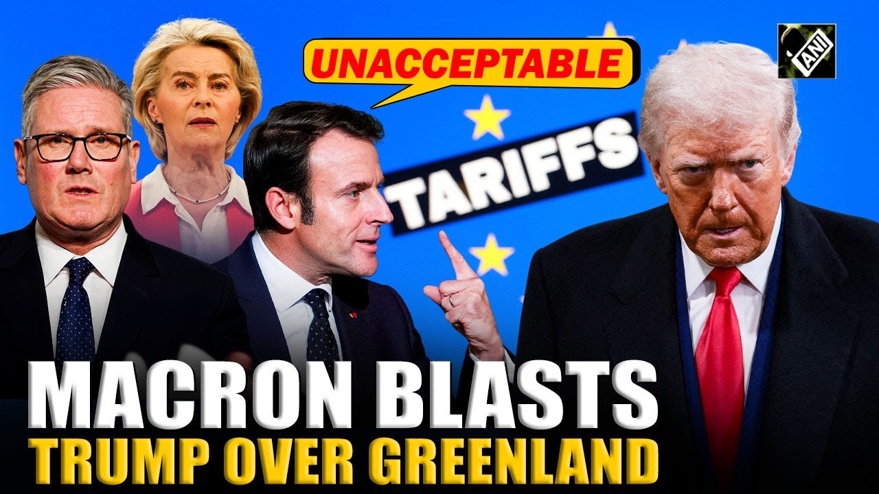 Macron blasts Trump’s Greenland tariff threat as “unacceptable”, vows ‘Europe will not bend’